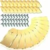 VERSAILLESFR 30 X Lames De Rechange En Titane Pour Tous Les Tondeuses De Jardin Automower Husqvarna/Gardena/Yard Force/Automower, Robuste (3.1 G / 0.75 Mm) Avec Vis - Or