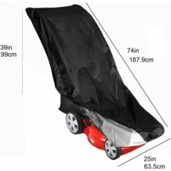 HKLFFJA Housse De Protection Pour Tondeuse À Gazon, Universelle Grande Taille Tondeuse Autoportée Tracteur Étanche Bache, Poussière, Aux Intempéries, Pour Extérieur Jardin Pelouse, 188 * 63,5 * 99Cm - -France Tondeuse Soldes Boutique 67177130 4