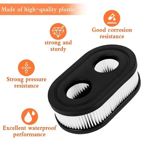 OCXIN 4 Pièces Filtre à Air Pour Tondeuse à Gazon Moteur Tondeuse à Gazon Remplacement Moteur Filtre à Air Tondeuse à Gazon Filtre Tondeuse à Gazon Filtre à Air Briggs Stratton Remplacer Pour Briggs & Stratton 593260 798452 4247 5432 5432K 7 OCXIN 4 Pièces Filtre à Air Pour Tondeuse à Gazon Moteur Tondeuse à Gazon Remplacement Moteur Filtre à Air Tondeuse à Gazon Filtre Tondeuse à Gazon Filtre à Air Briggs Stratton Remplacer Pour Briggs & Stratton 593260 798452 4247 5432 5432K – Image 5