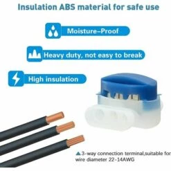 THSINDE Lot De 20 Connecteurs De Câble Remplis De Résine Pour Robots Tondeuses Automower 11 THSINDE Lot De 20 Connecteurs De Câble Remplis De Résine Pour Robots Tondeuses Automower -France Tondeuse Soldes Boutique 67311129 5