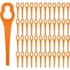 THSINDE Pack De 50 Lames Plastiques De Rechange Pour Débroussailleuse L83