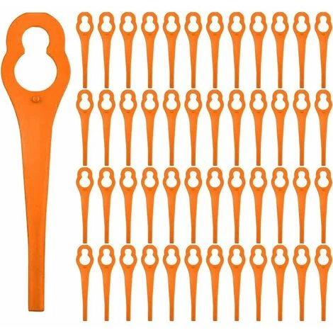 THSINDE Pack De 50 Lames Plastiques De Rechange Pour Débroussailleuse L83 3 THSINDE Pack De 50 Lames Plastiques De Rechange Pour Débroussailleuse L83