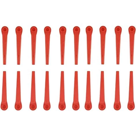 REGALOS Lot De 100 Lames En Plastique Compatibles Avec Coupe-Bordure Gardena, Lames De Rechange Pour Coupe-Bordures Gardena Et Coupe-Bordures Sans Fil.Lame En Plastique à Tête Hexagonale 3 REGALOS Lot De 100 Lames En Plastique Compatibles Avec Coupe-Bordure Gardena, Lames De Rechange Pour Coupe-Bordures Gardena Et Coupe-Bordures Sans Fil.Lame En Plastique à Tête Hexagonale