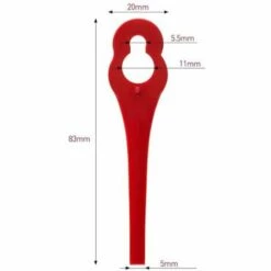 REGALOS Lot De 100 Lames En Plastique Compatibles Avec Coupe-Bordure Gardena, Lames De Rechange Pour Coupe-Bordures Gardena Et Coupe-Bordures Sans Fil.Lame En Plastique à Tête Hexagonale 11 REGALOS Lot De 100 Lames En Plastique Compatibles Avec Coupe-Bordure Gardena, Lames De Rechange Pour Coupe-Bordures Gardena Et Coupe-Bordures Sans Fil.Lame En Plastique à Tête Hexagonale -France Tondeuse Soldes Boutique 67332477 5