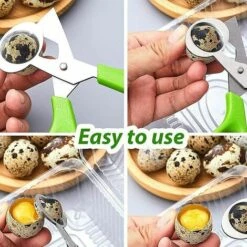 THSINDE Lot De 4 Ciseaux à œufs De Caille, Ciseaux à œufs De Caille En Acier Inoxydable, Petits Ciseaux à œufs De Caille -France Tondeuse Soldes Boutique 67503636 3