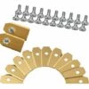 Cisea 30x Lames De Couteau En Titane, Couteau De Tondeuse Robot (3g - 0,75mm) + 30 Vis Pour Toutes Les Tondeuses Robots Husqvarna? Gardena? / Automower?, Accessoires Pour Tondeuses Robots, Lames De Rechange Pour Tondeuses à Gazon