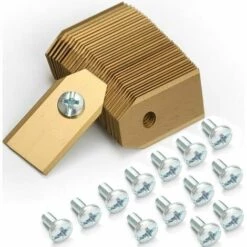 Cisea 30x Lames De Couteau En Titane, Couteau De Tondeuse Robot (3g - 0,75mm) + 30 Vis Pour Toutes Les Tondeuses Robots Husqvarna? Gardena? / Automower?, Accessoires Pour Tondeuses Robots, Lames De Rechange Pour Tondeuses à Gazon -France Tondeuse Soldes Boutique 68078223 3
