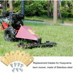 Cisea 30x Lames De Couteau En Titane, Couteau De Tondeuse Robot (3g - 0,75mm) + 30 Vis Pour Toutes Les Tondeuses Robots Husqvarna? Gardena? / Automower?, Accessoires Pour Tondeuses Robots, Lames De Rechange Pour Tondeuses à Gazon -France Tondeuse Soldes Boutique 68078223 4