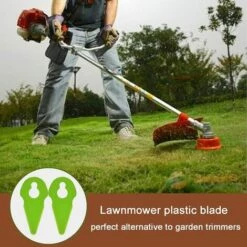 OYLDA 50PCS Lame De Coupe En Plastique Pour Tondeuse à Gazon Compatible Avec La Débroussailleuse, Rouge 10 OYLDA 50PCS Lame De Coupe En Plastique Pour Tondeuse à Gazon Compatible Avec La Débroussailleuse, Rouge -France Tondeuse Soldes Boutique 68139800 4