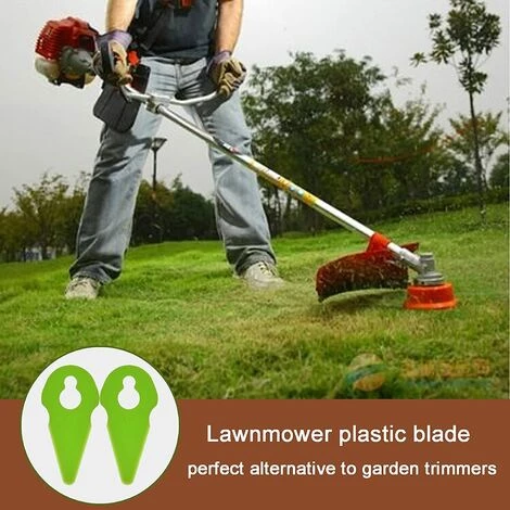 OYLDA 50PCS Lame De Coupe En Plastique Pour Tondeuse à Gazon Compatible Avec La Débroussailleuse, Rouge 6 OYLDA 50PCS Lame De Coupe En Plastique Pour Tondeuse à Gazon Compatible Avec La Débroussailleuse, Rouge – Image 4