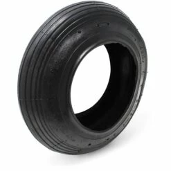 WILTEC Pneu Pour Tondeuses Autoportées 350x100 3.50-8 Sans Chambre à Air Pour Brouette Chariot Diable