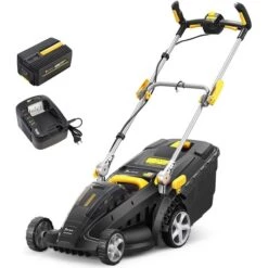 Tondeuse Sans Fil à Batterie, 40 V, GT ELEC + Batterie 4 Ah + Chargeur