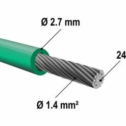 WILTEC Câble Périphérique 150m 2,7mm Installation Robot-tondeuse Fil CCA Délimitation Jardin Zone Tonte -France Tondeuse Soldes Boutique 9216612 4