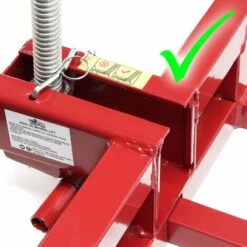 WILTEC Nettoyage Facile Cric Lève Tracteur Tondeuse - Lève Tondeuse Tondeuse Mowerlifter De 400kg Max. -France Tondeuse Soldes Boutique 980366 5